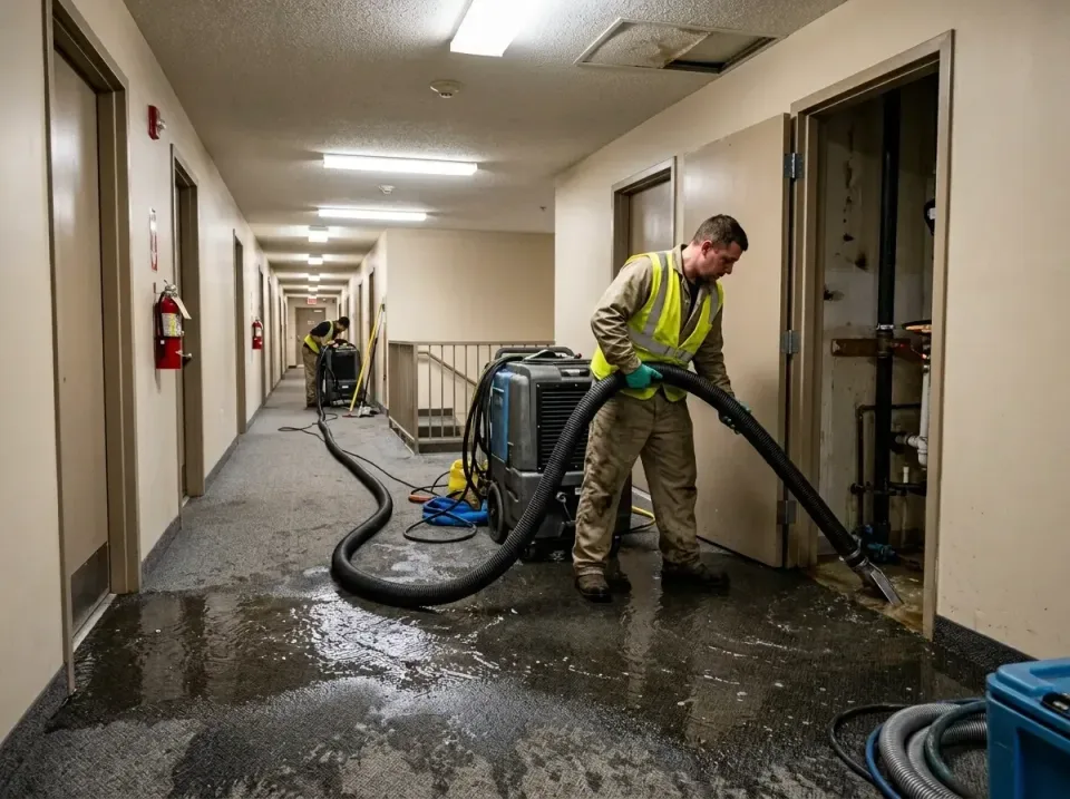 multi-unit-apartment-hallway-f-005 — frequently asked questions, Emergency Burst Pipe Water Extraction & Removal in Pinch, WV